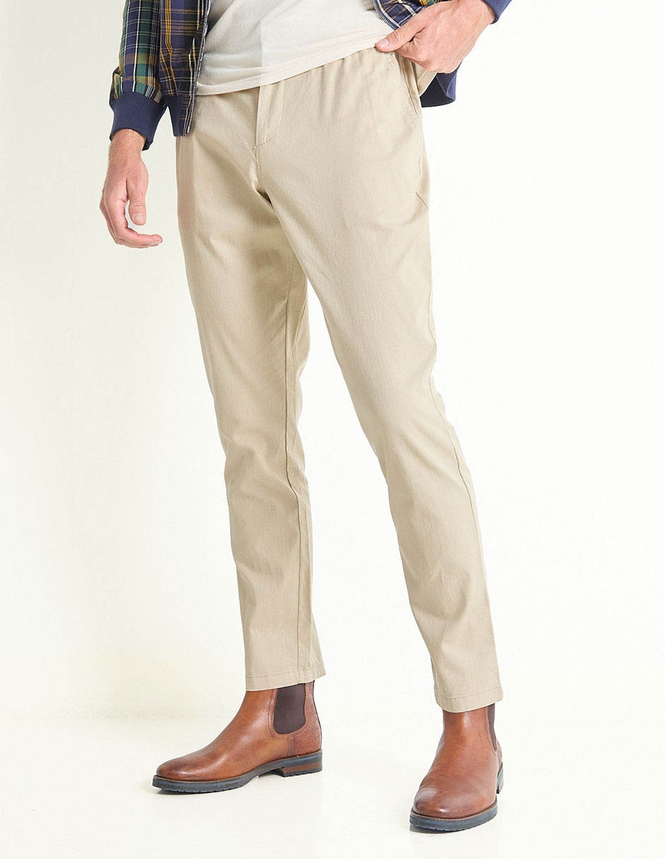 Pantalón slim de algodón para hombre Pantalón slim de algodón para hombre