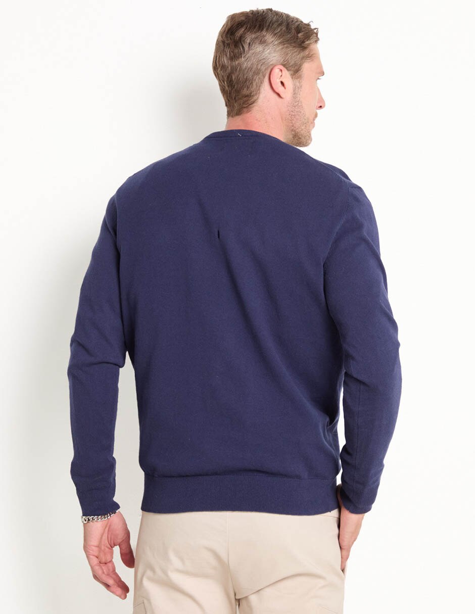 Suéter cuello redondo para hombre 2