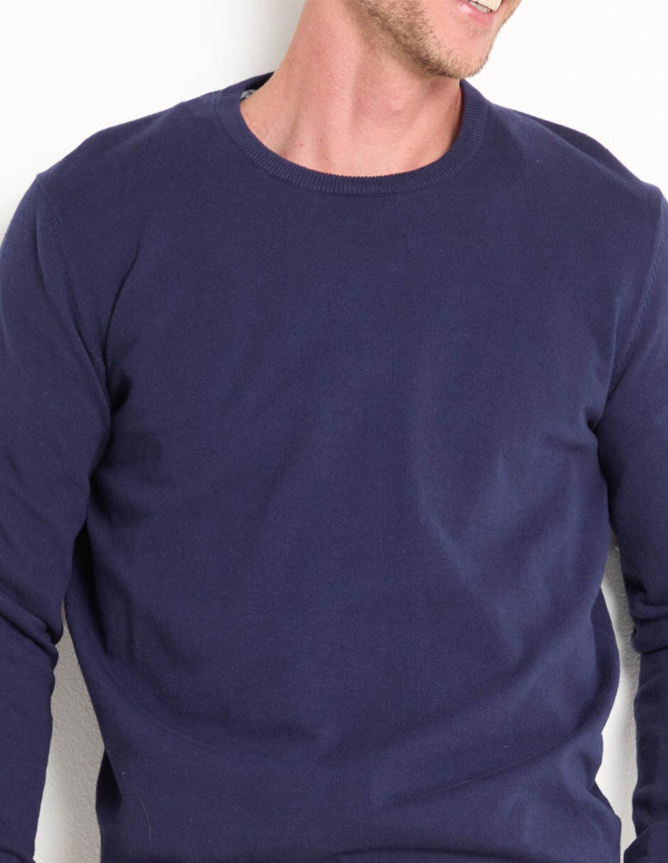 Suéter cuello redondo para hombre 4