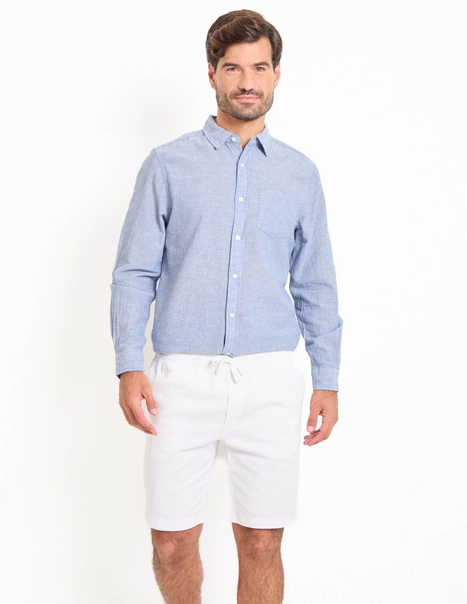 Bermuda de algodón para hombre