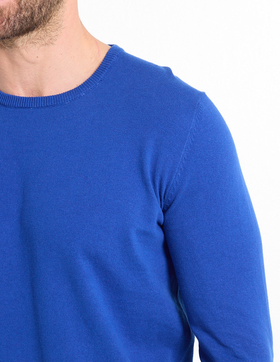 Suéter cuello redondo para hombre 4