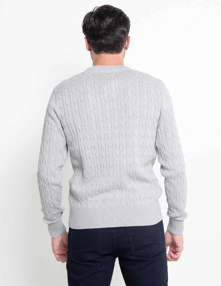 Suéter cuello redondo para hombre 2