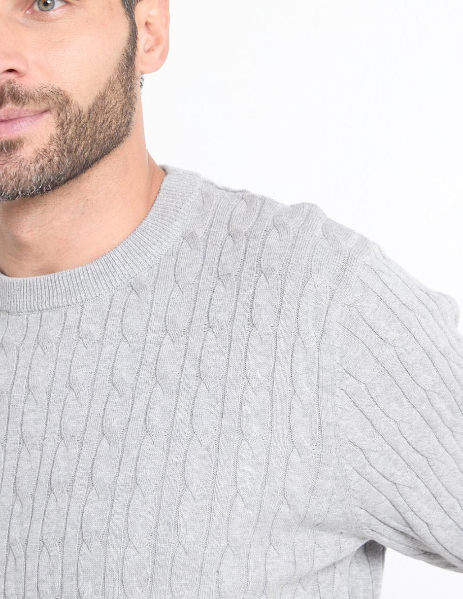 Suéter cuello redondo para hombre 4