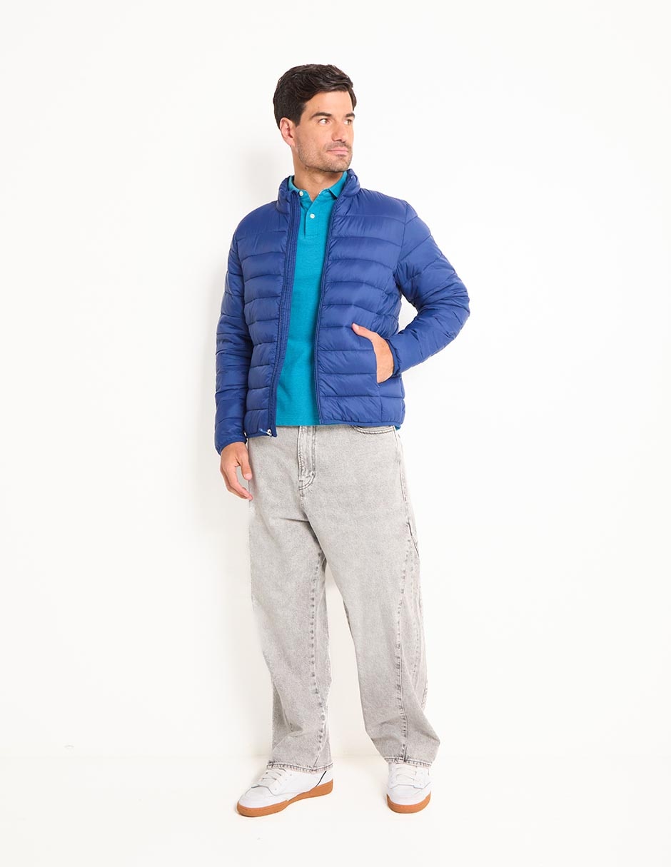 Chamarra acolchada con bolsillos para hombre 3