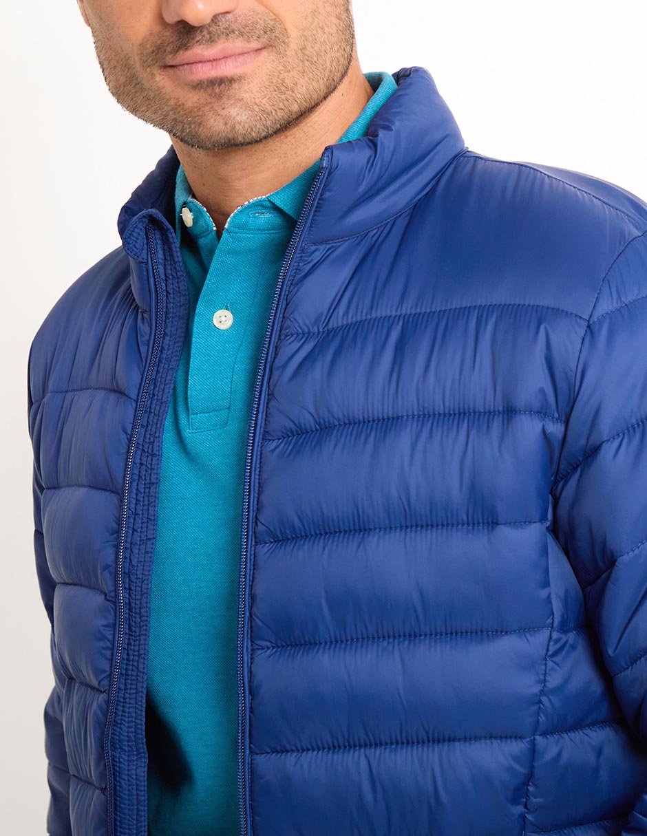 Chamarra acolchada con bolsillos para hombre 4