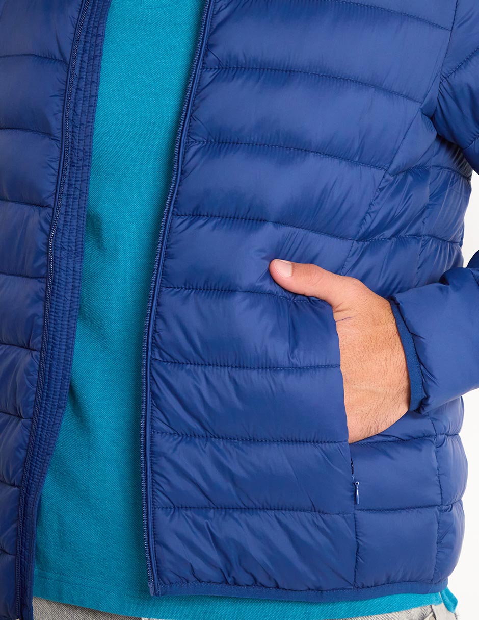 Chamarra acolchada con bolsillos para hombre 5