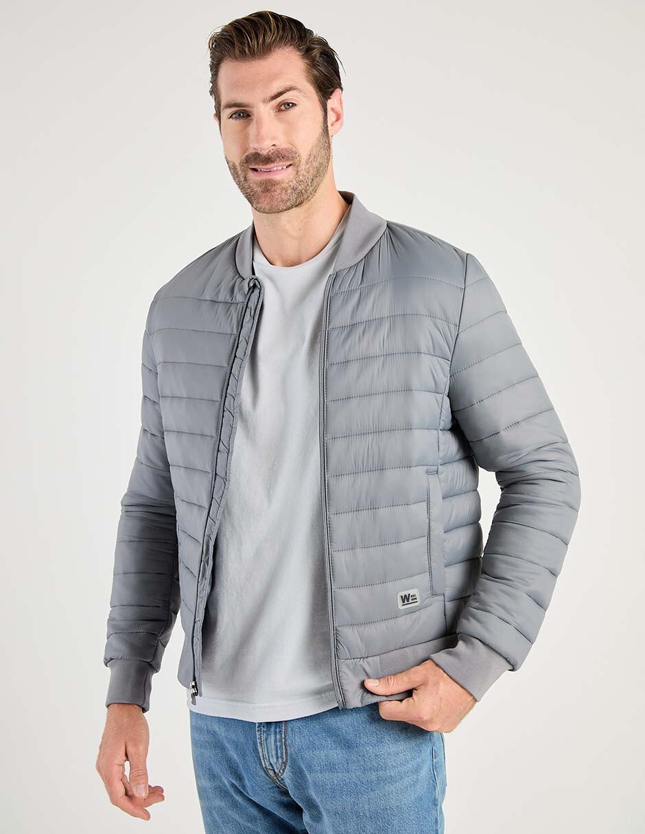 Chamarra capitonada con bolsillos para hombre Chamarra capitonada con bolsillos para hombre