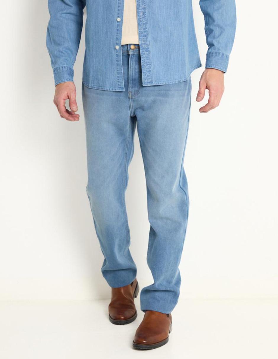 Jeans straight lavado claro para hombre Jeans straight lavado claro para hombre
