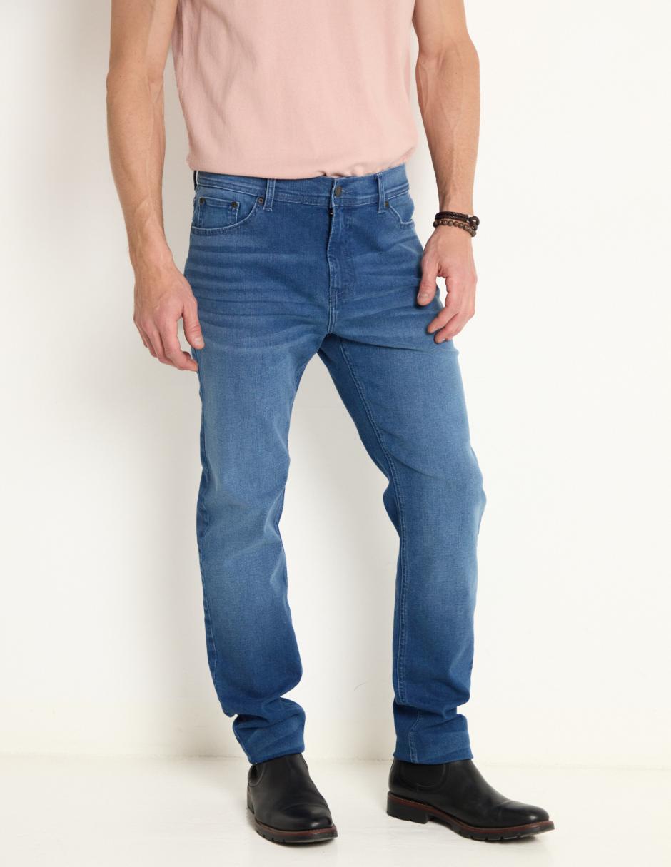 Jeans straight lavado medio para hombre Jeans straight lavado medio para hombre