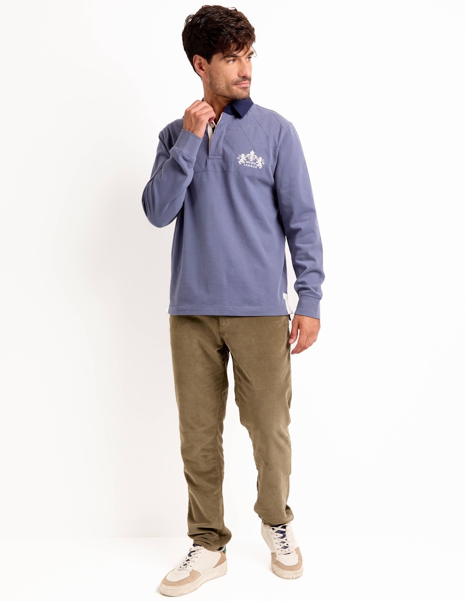 POLO WKH25067-09 WEE, M, AZUL PETRÓLEO