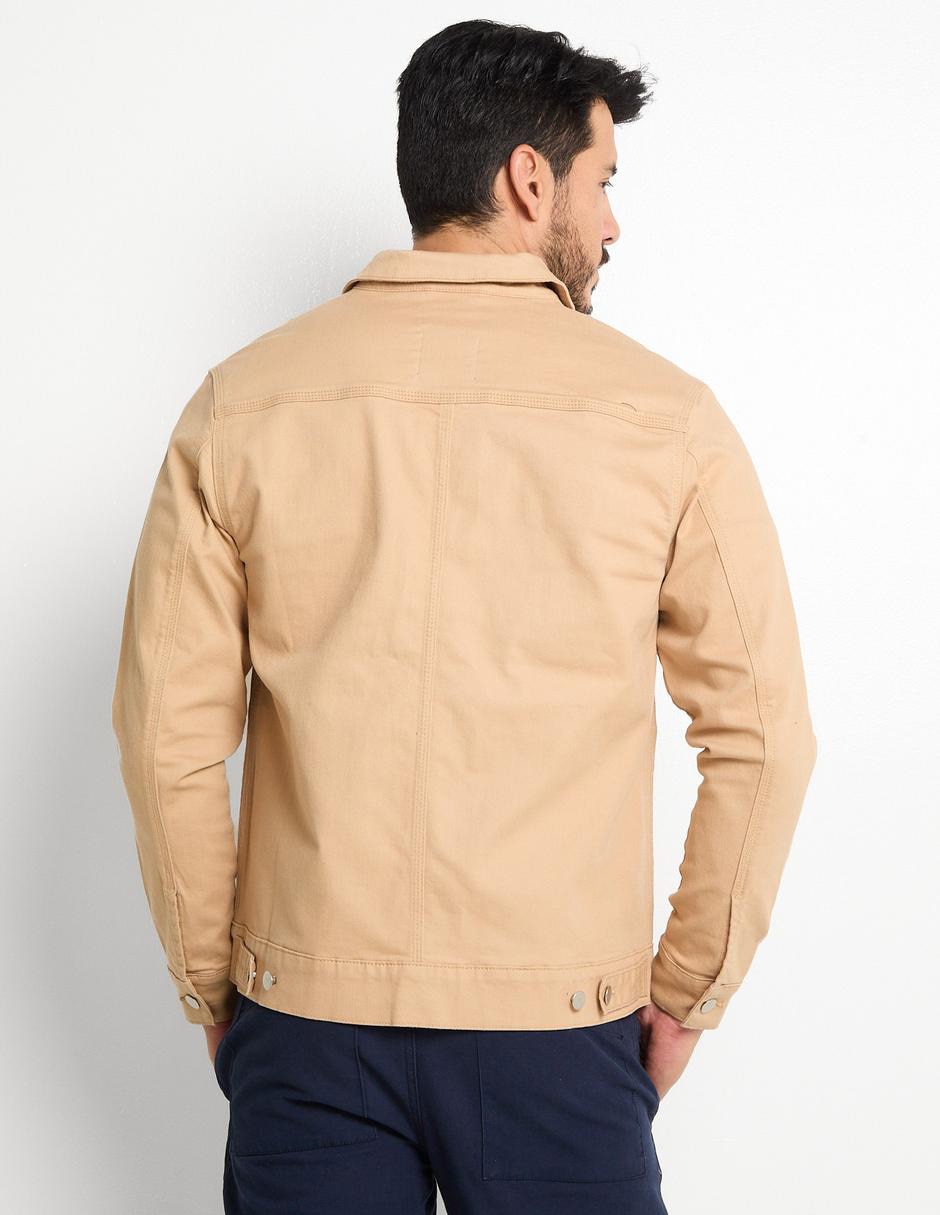 Chamarra denim con bolsillos para hombre 2