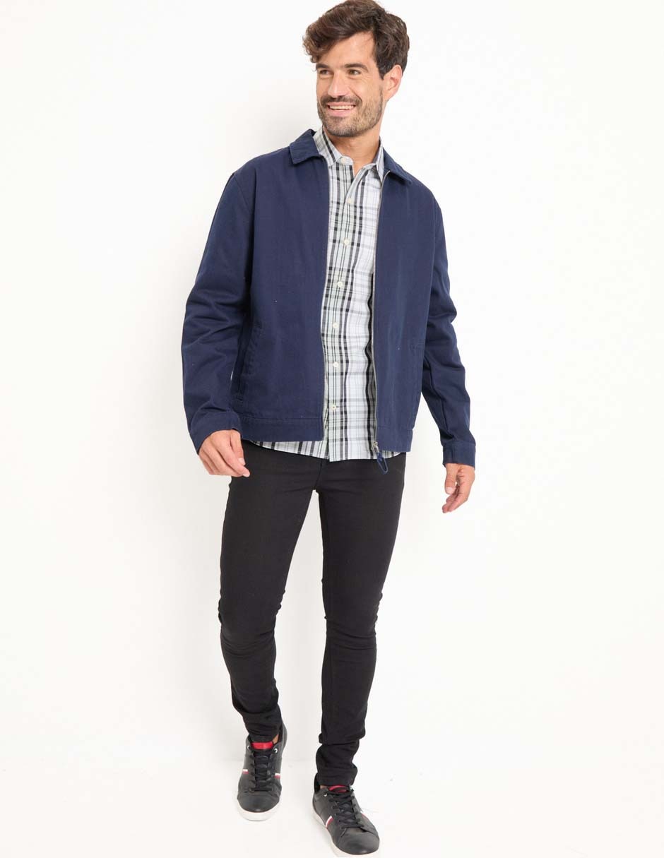 Chamarra casual con bolsillos para hombre 3