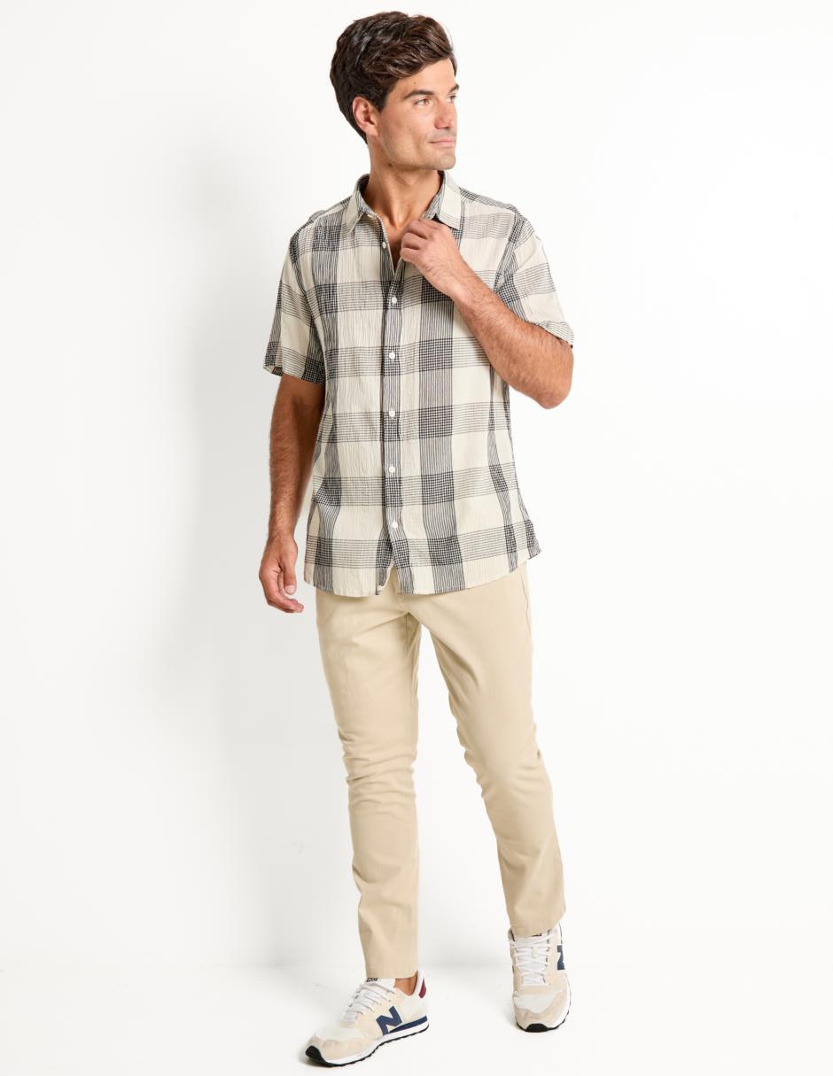 Pantalón chino slim de algodón para hombre 3