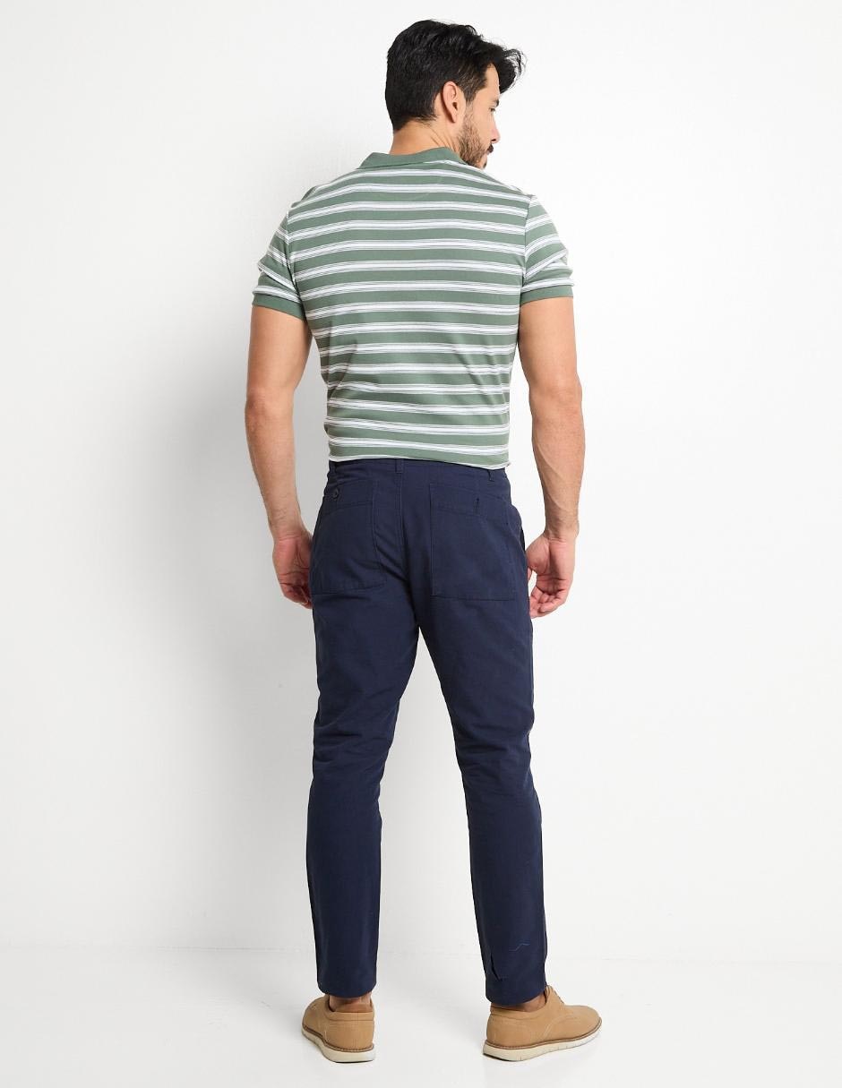 Pantalón slim de algodón para hombre 2