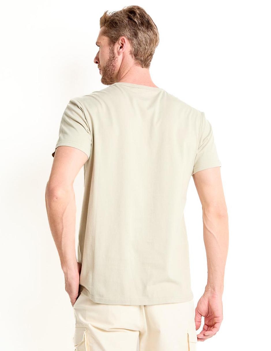 Playera cuello redondo para hombre 2