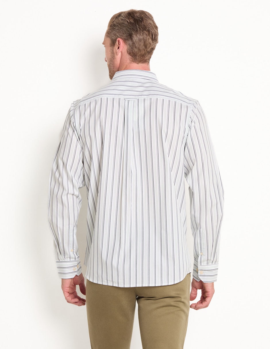 Camisa casual de algodón manga larga para hombre 2