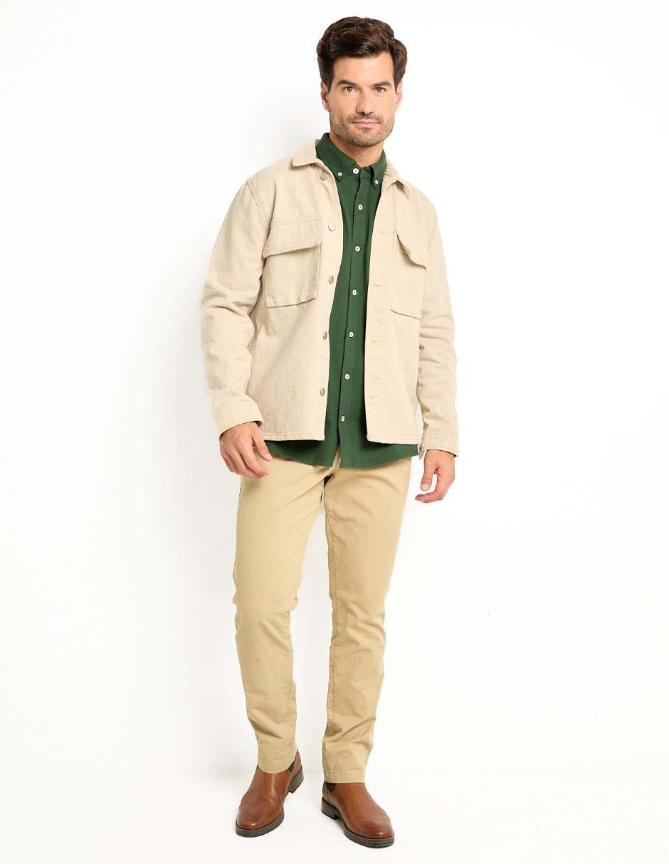 Camisa casual manga larga para hombre 3