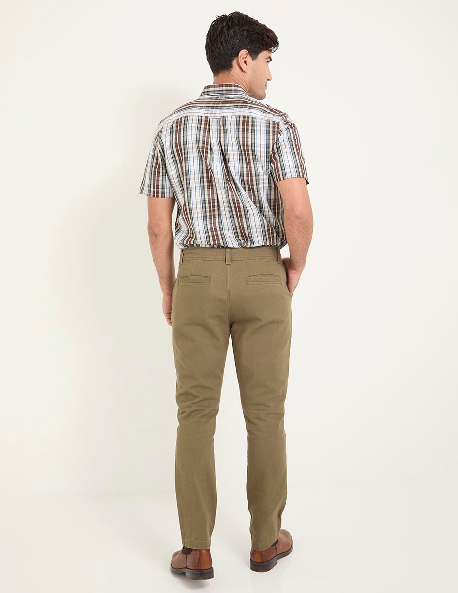 Pantalón slim de algodón para hombre 2