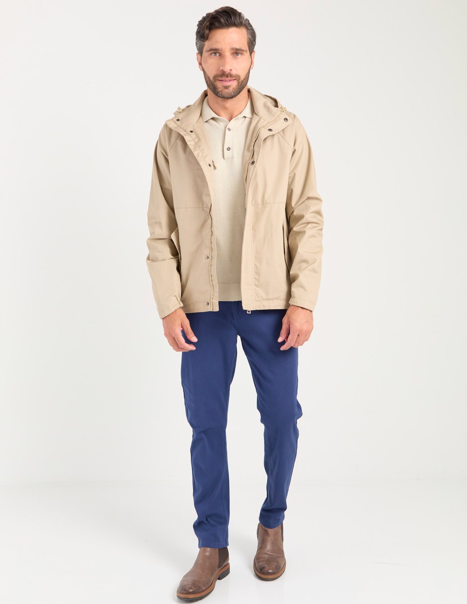 Chamarra parka con bolsillos para hombre 3