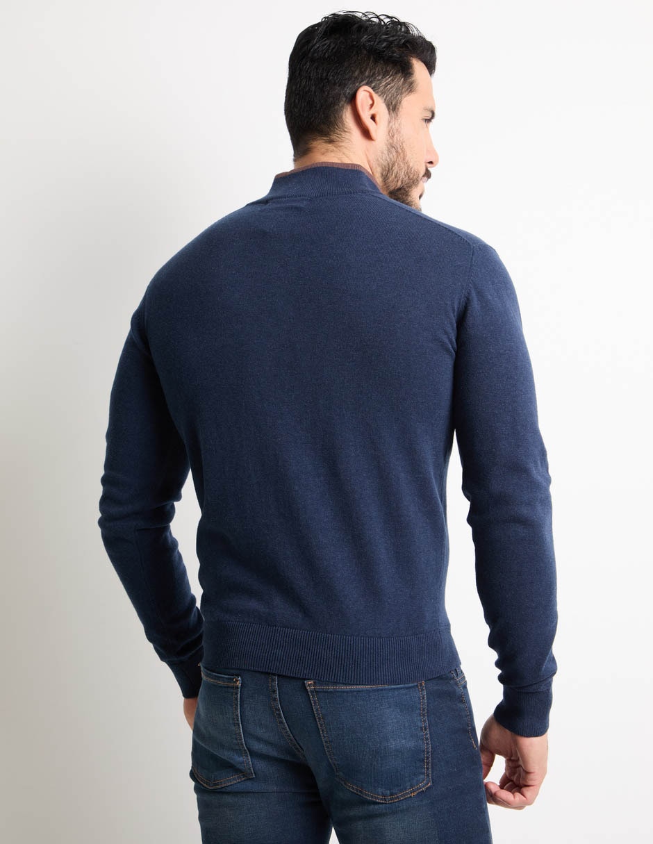 Suéter Weekend cuello con cierre para hombre