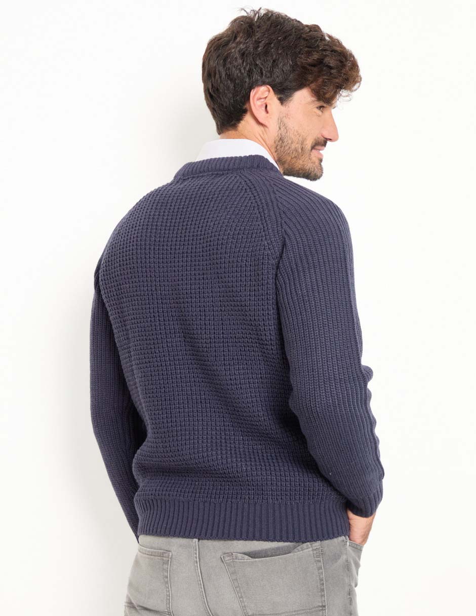 Suéter cuello redondo para hombre 2