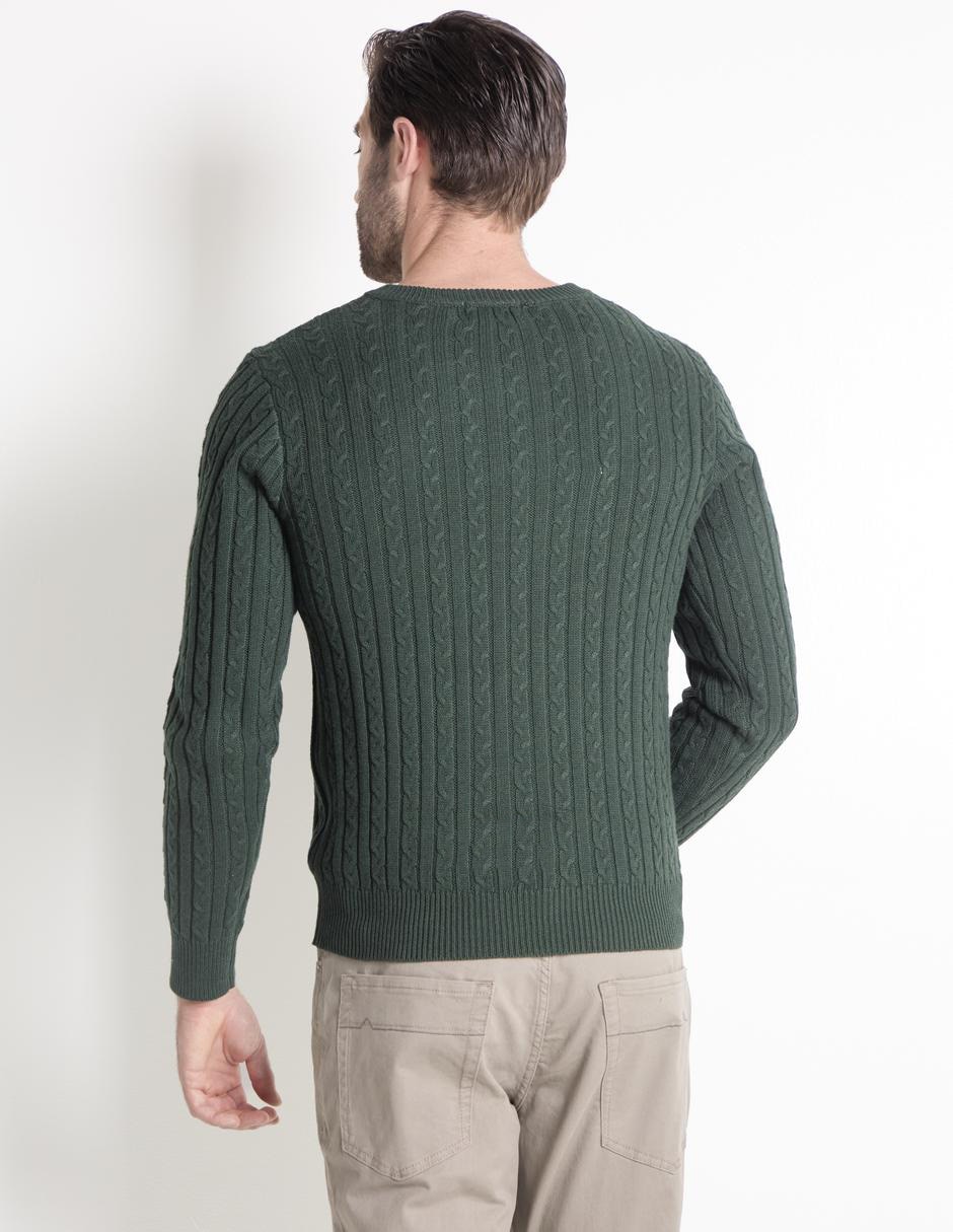 Suéter cuello redondo para hombre 2