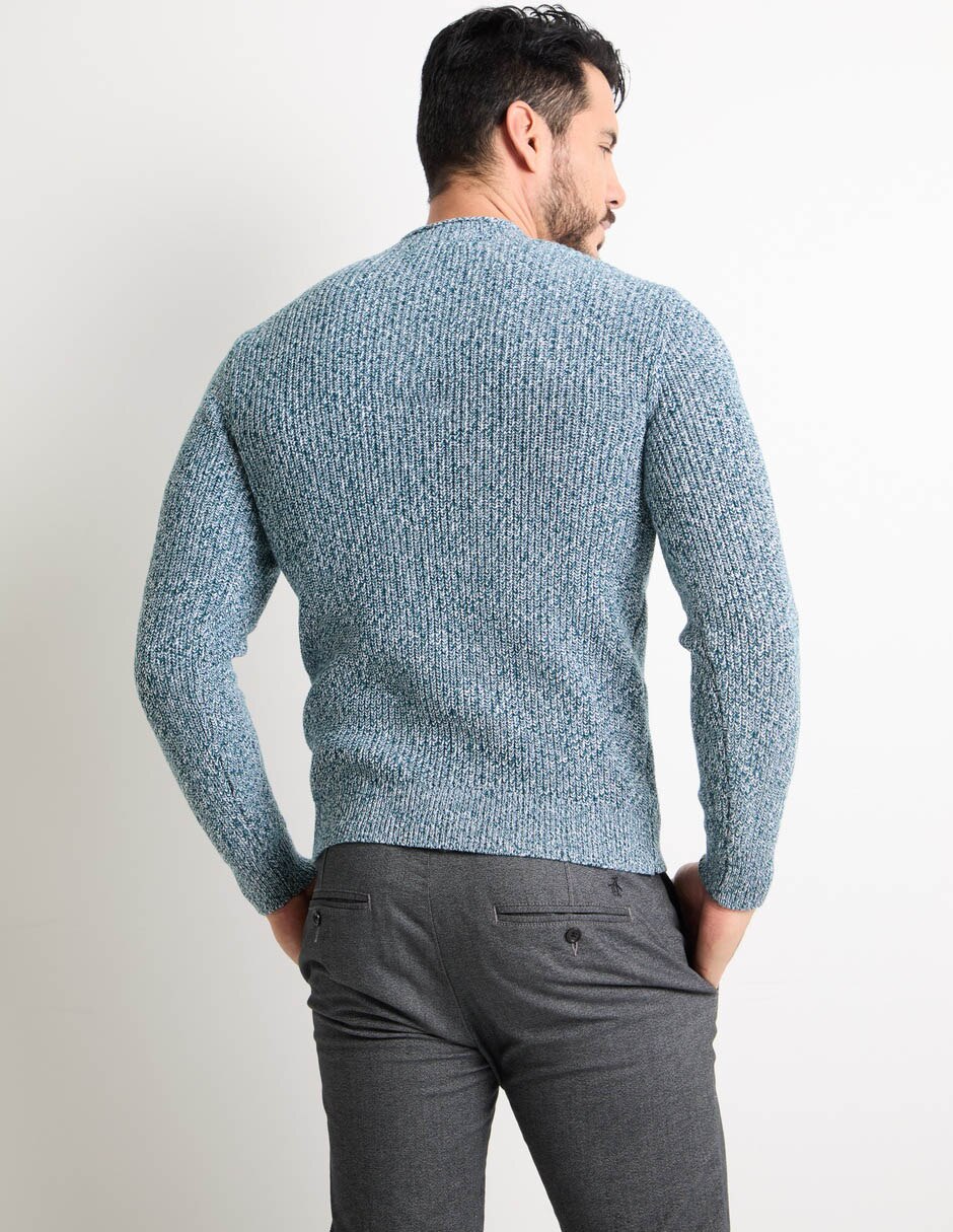 Suéter cuello redondo para hombre 2