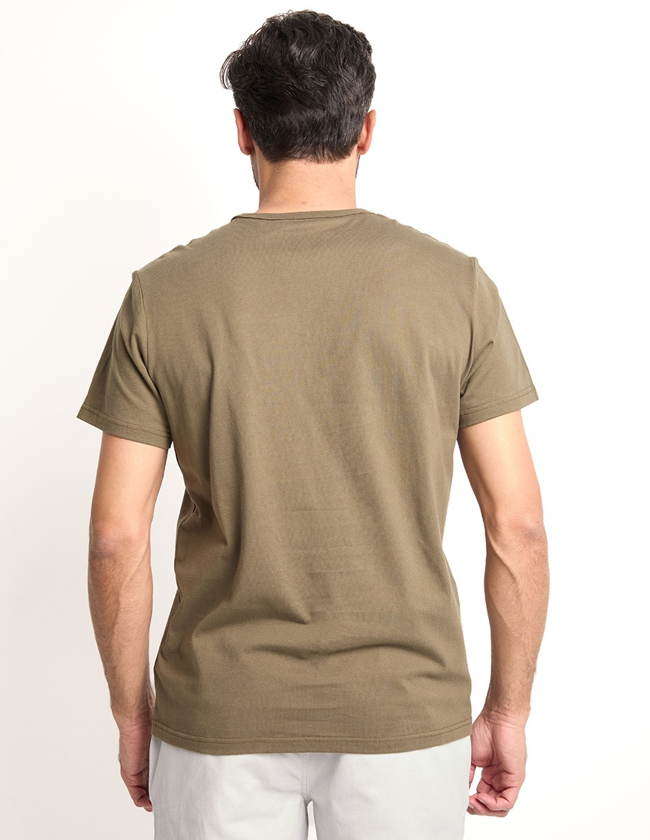 Playera cuello redondo para hombre 2
