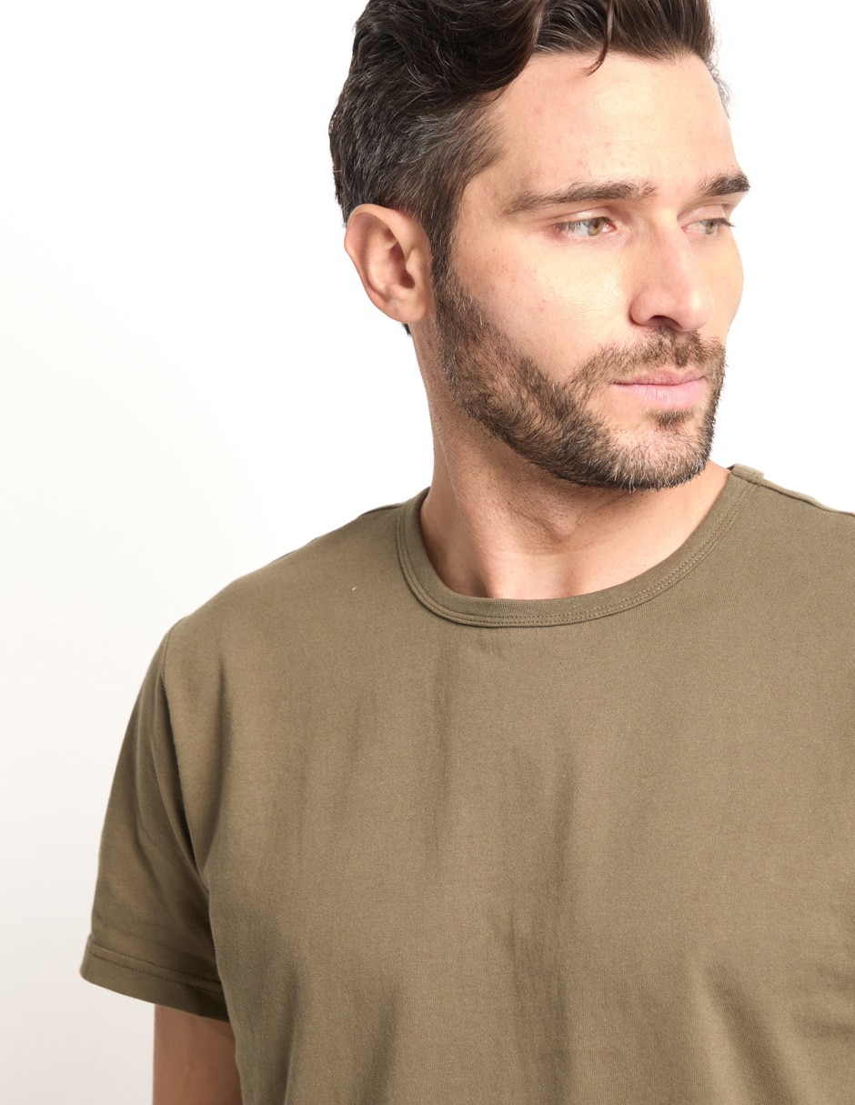 Playera cuello redondo para hombre 4