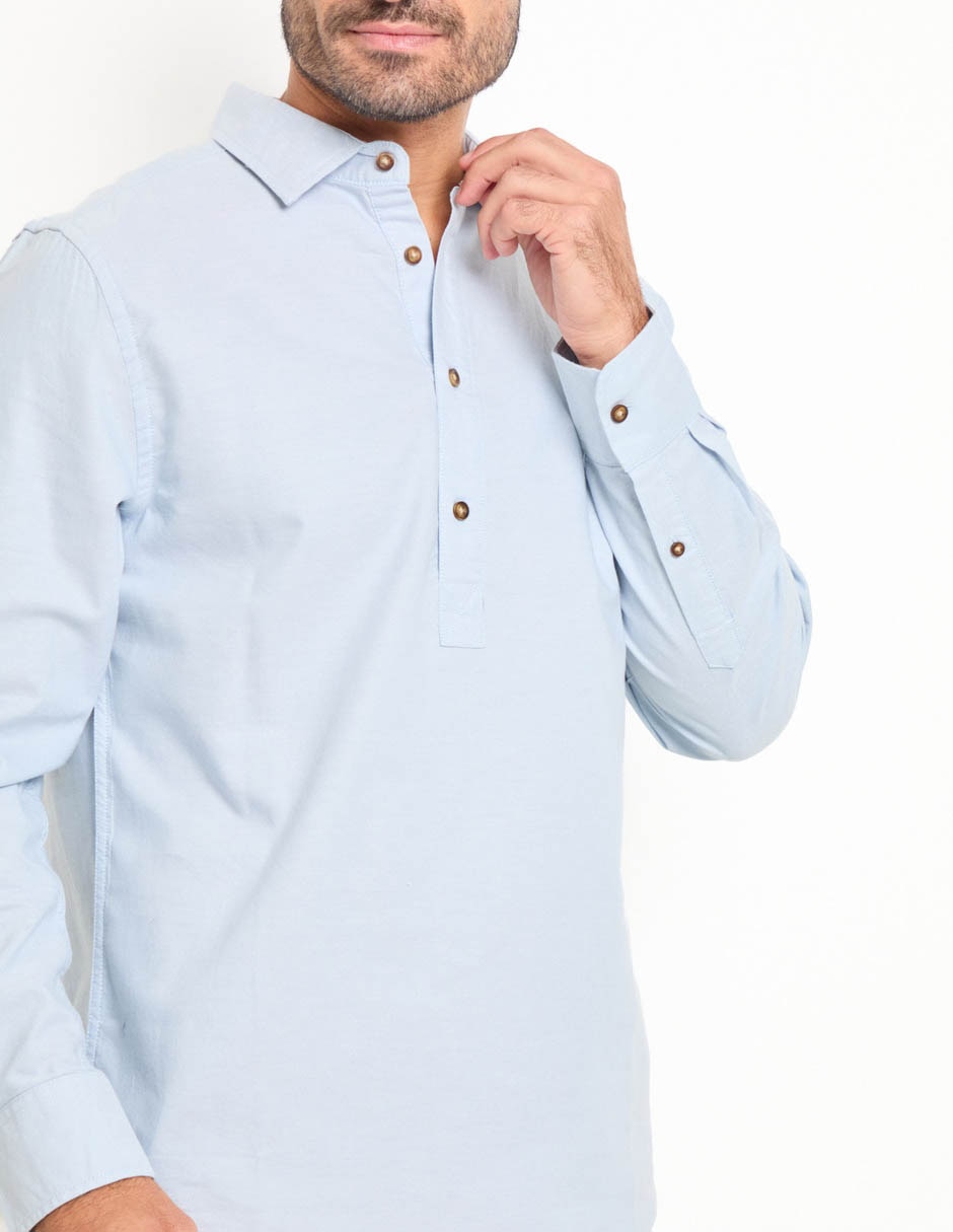 CAMISA WKH25292-H10 WEE, M, AZUL AÉREO