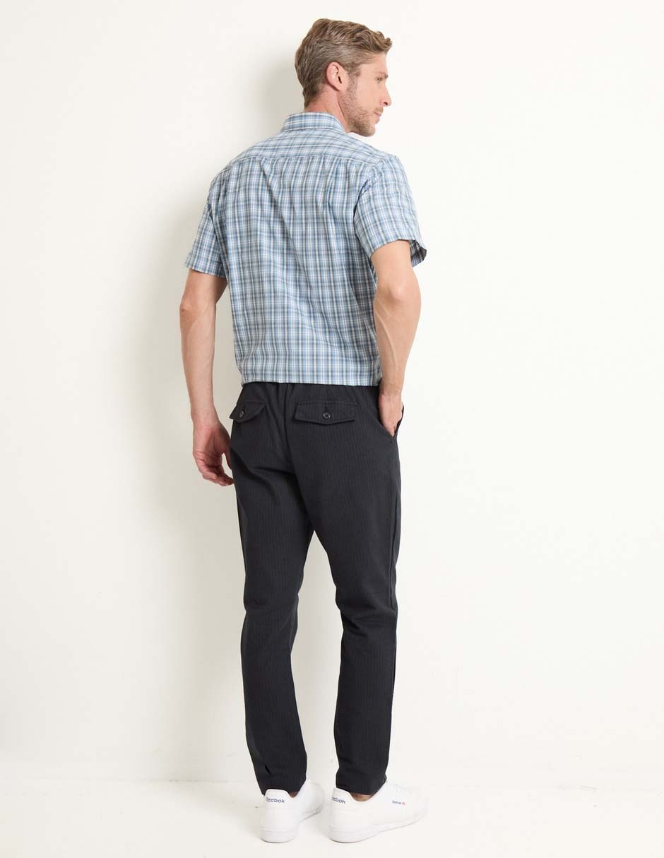 Pantalón recto de algodón para hombre 2