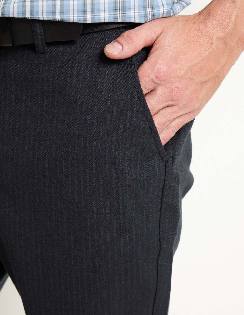 Pantalón recto de algodón para hombre 4
