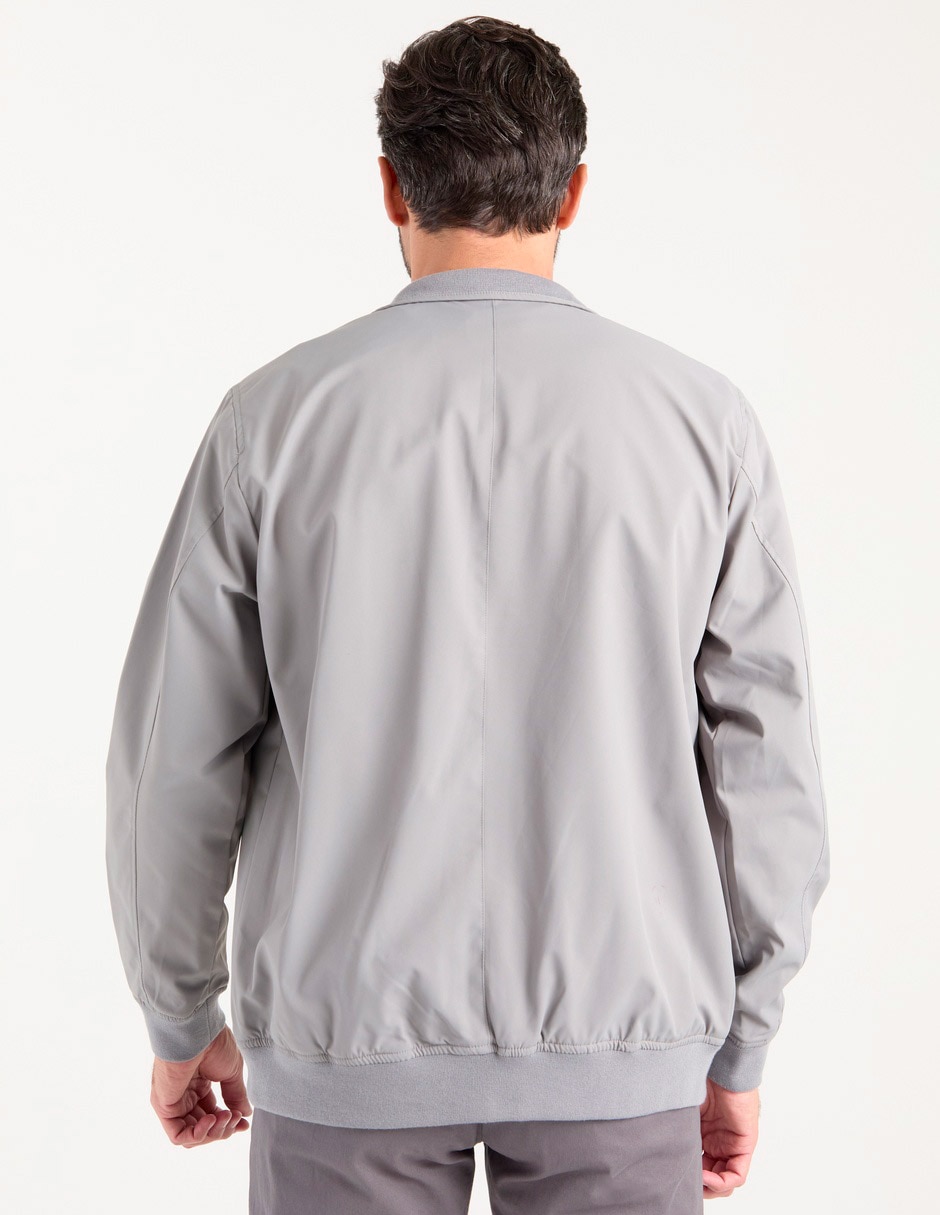CHAMARRA WEEKEND, M, GRIS LISO ROMPEVIE