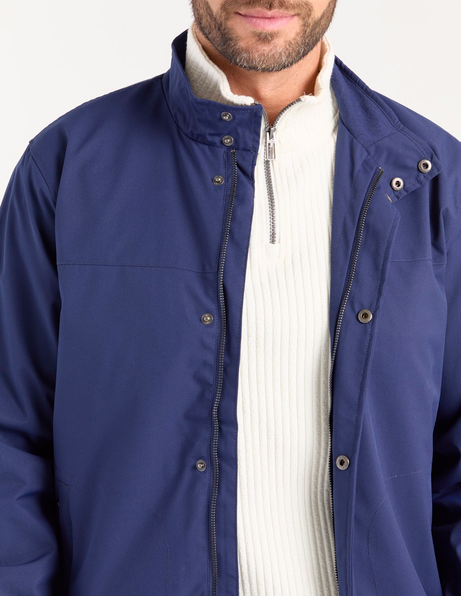 Chamarra bomber con bolsillos para hombre 4