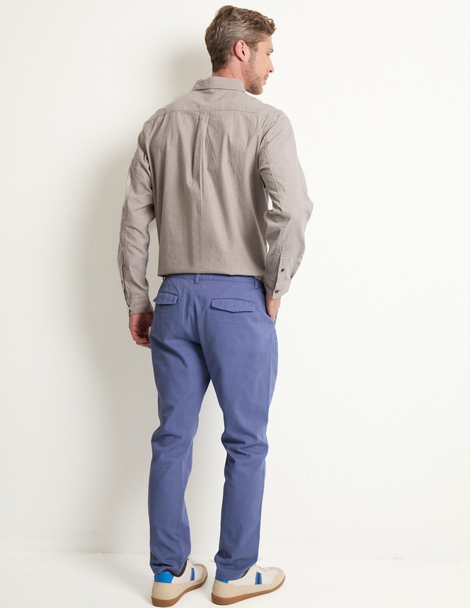 PANTALON CHINO W, 34, PLÚMBAGO OBSCURO