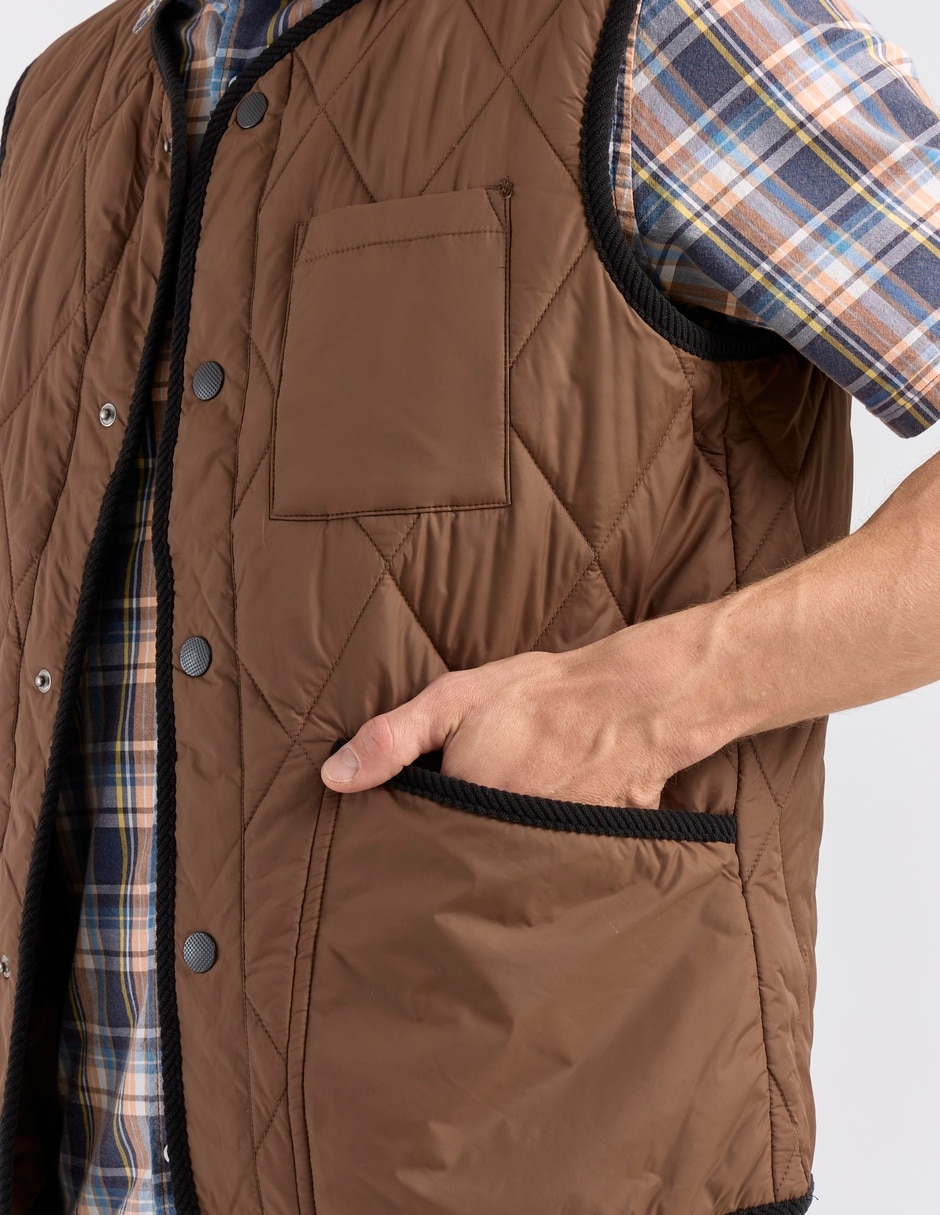 Chaleco capitonado para hombre 4