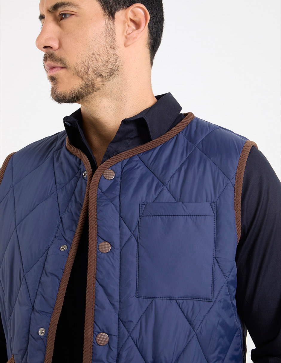 CHALECO WKH25089-10 W, CH, AZUL MARINO