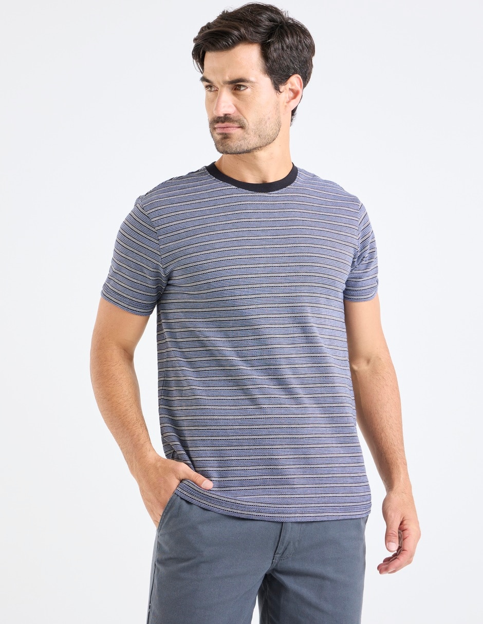 Playera cuello redondo para hombre