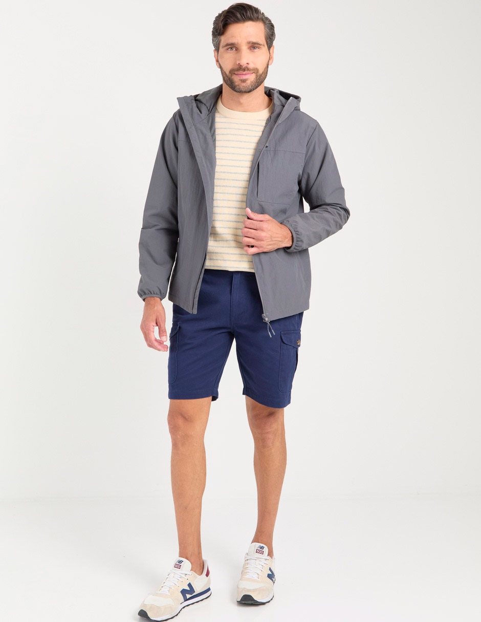 CHAMARRA WEEKEND, M, GRIS OBSCURO LISO