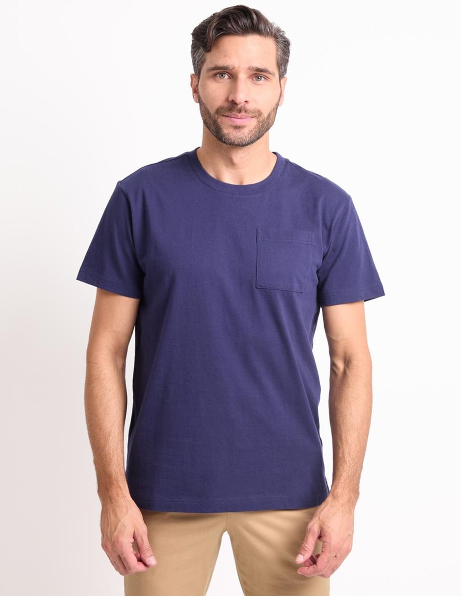 Playera cuello redondo para hombre
