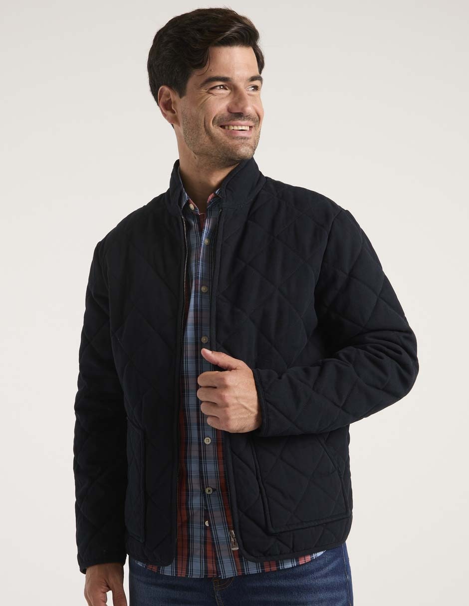 Chamarra casual con bolsillos para hombre