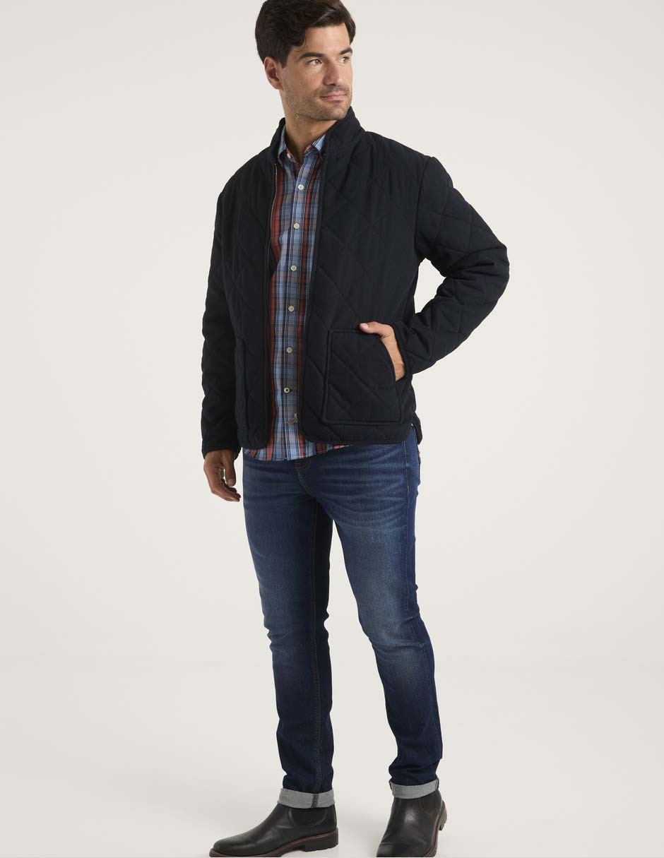 Chamarra casual con bolsillos para hombre 3