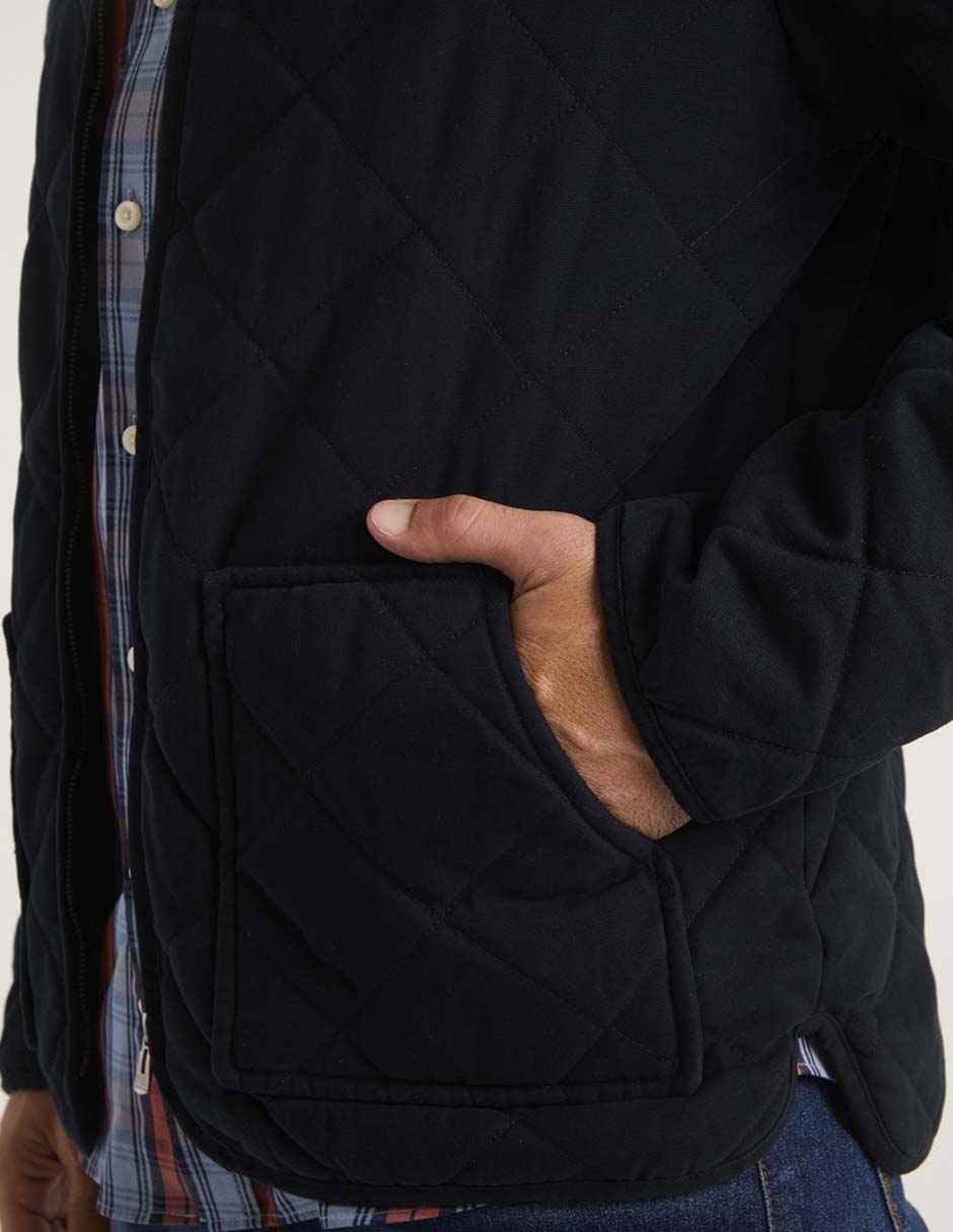 Chamarra casual con bolsillos para hombre 4