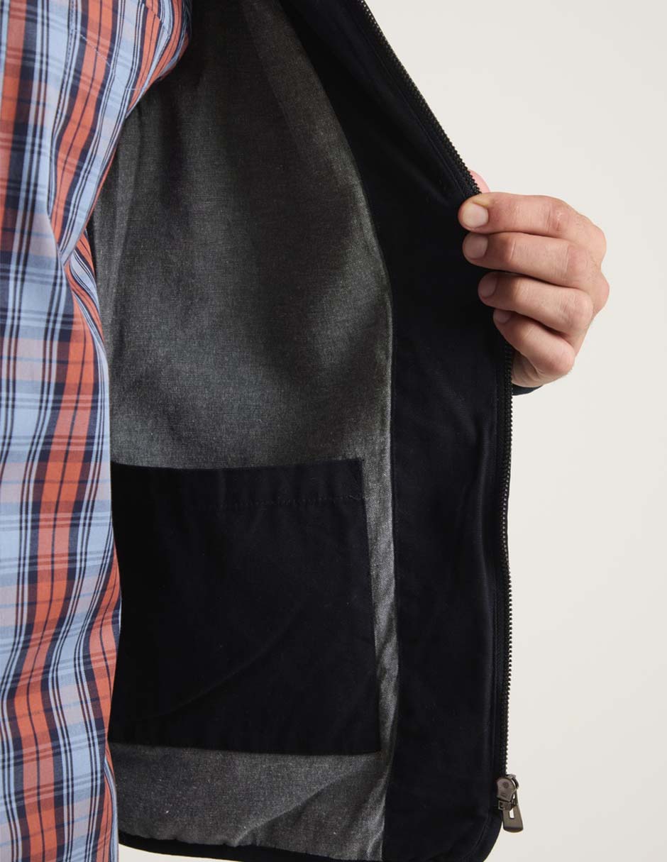 Chamarra casual con bolsillos para hombre 5