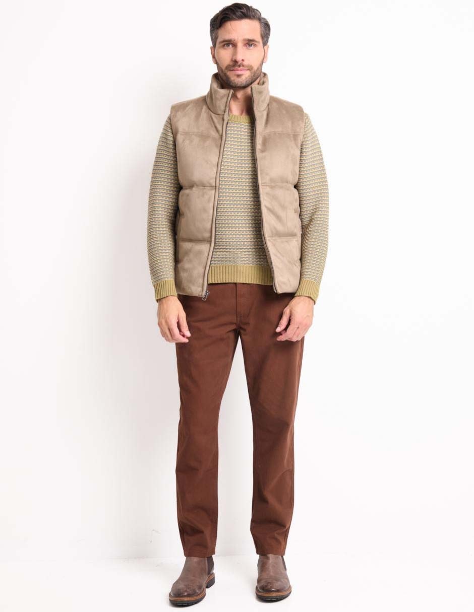 Pantalón regular de algodón para hombre 3