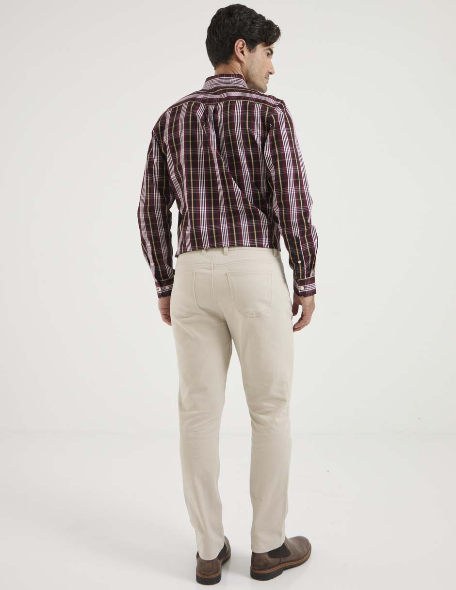 Pantalón slim de algodón para hombre 2