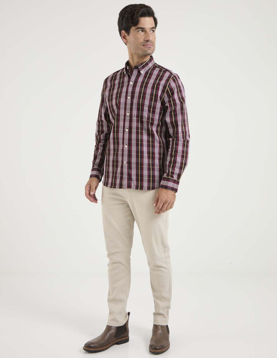 Pantalón slim de algodón para hombre 3