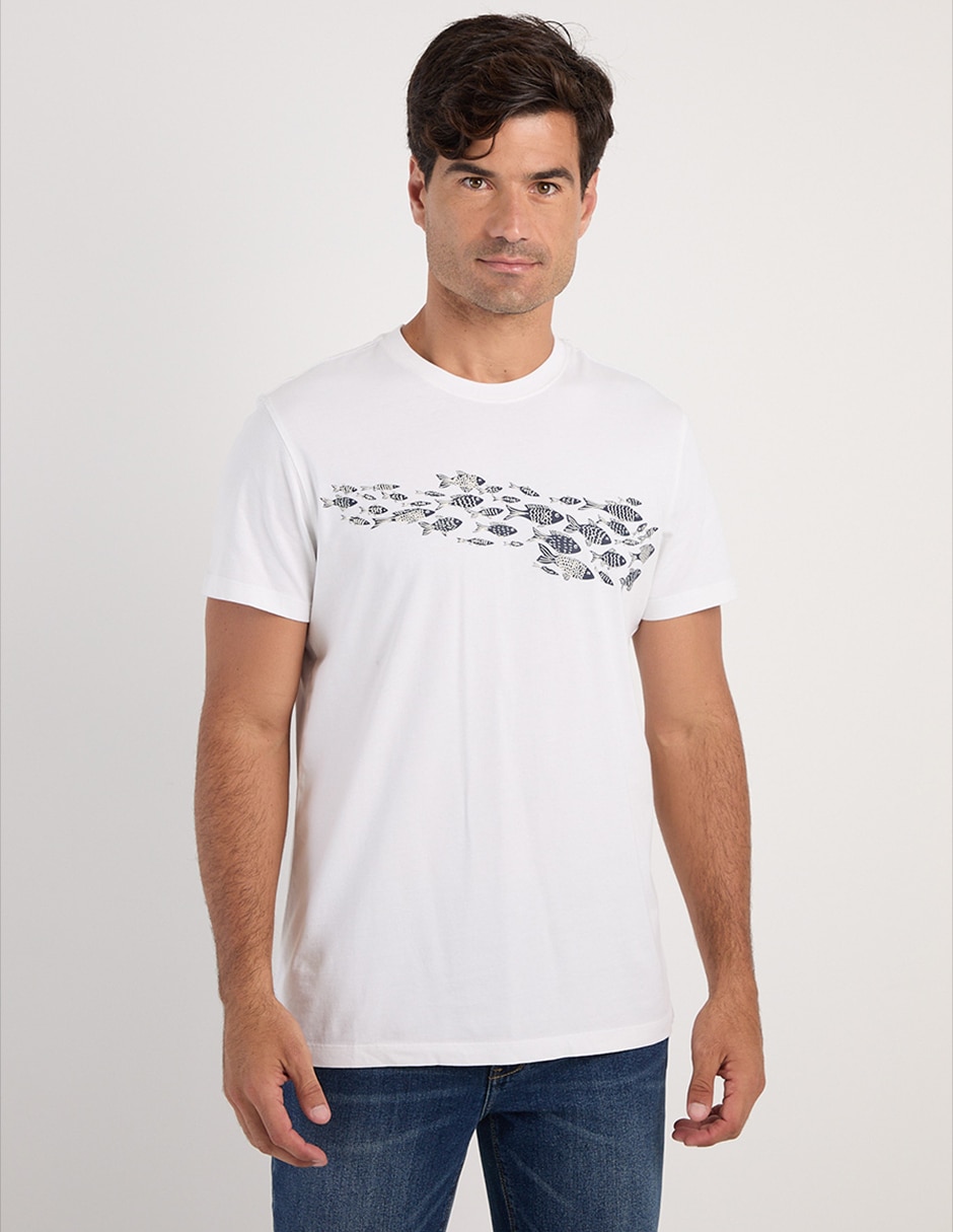 Playera cuello redondo para hombre Playera cuello redondo para hombre