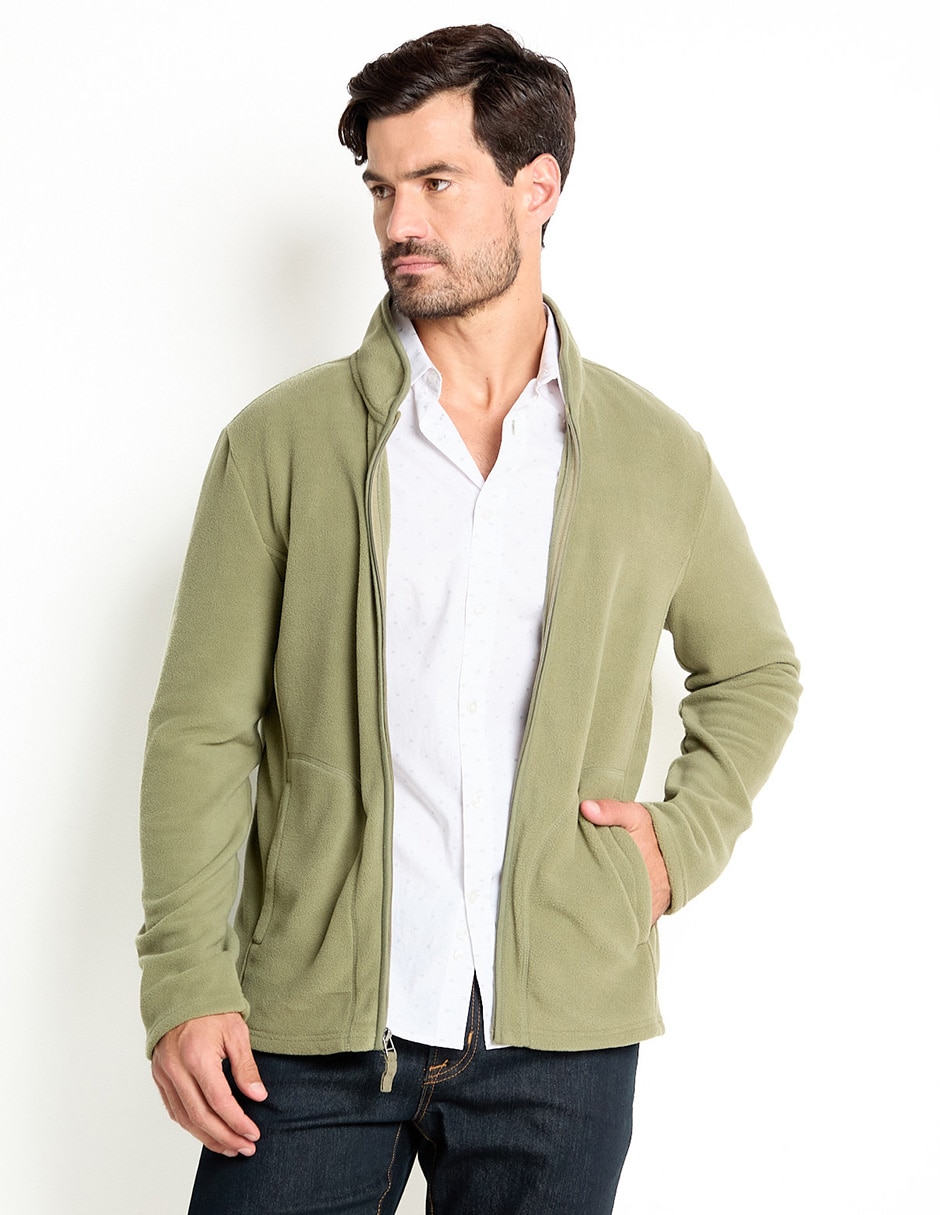 Chamarra casual con bolsillos para hombre Chamarra casual con bolsillos para hombre