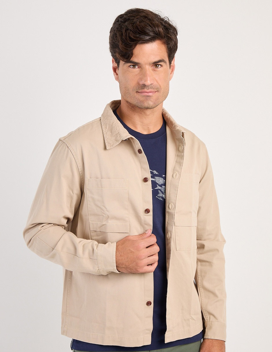 Chamarra demin de mezclilla con bolsillos para hombre Chamarra demin de mezclilla con bolsillos para hombre